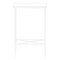 Monarch Specialties Accent Table, Side, End, Narrow, Small, 2 Tier, Living Room, Bedroom, White Laminate, White Metal I 2079 - alternate 4
